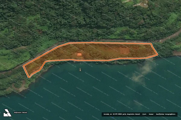 Imagem de satélite de CHACARA O PRINCIPIO em PARATY - RJ