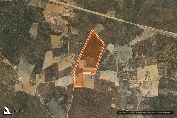 Imagem de satélite de FAZENDA BODES SITIO LAGOAS em OURICURI - PE