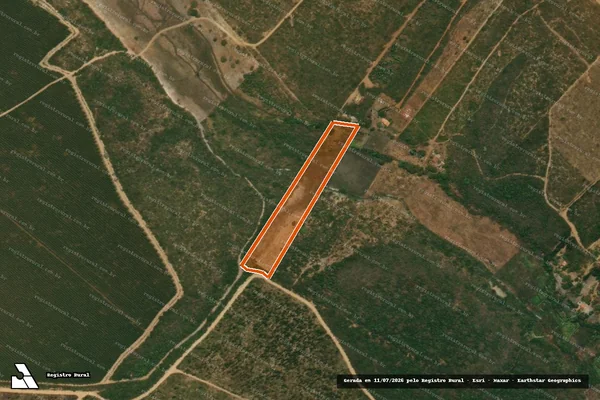 Imagem de satélite de GERALDO JOSÉ DE ALMEIDA. em RIO PARDO DE MINAS - MG