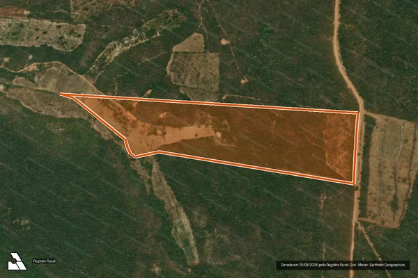 Imagem de satélite de FAZENDA AIDOPOLIS ATOLEIRO em RIO PARDO DE MINAS - MG