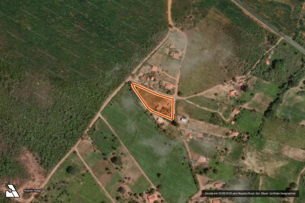 Imagem de satélite de FAZENDA JACU em RIO PARDO DE MINAS - MG