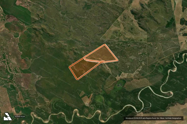 Imagem de satélite de Faz. Maranata em SANTO ANTÔNIO DO LEVERGER - MT