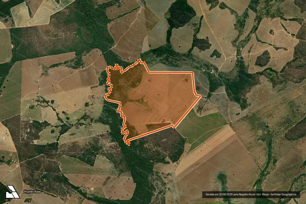 Imagem de satélite de FAZENDA BOM JESUS DA VARGINHA em EDÉIA - GO