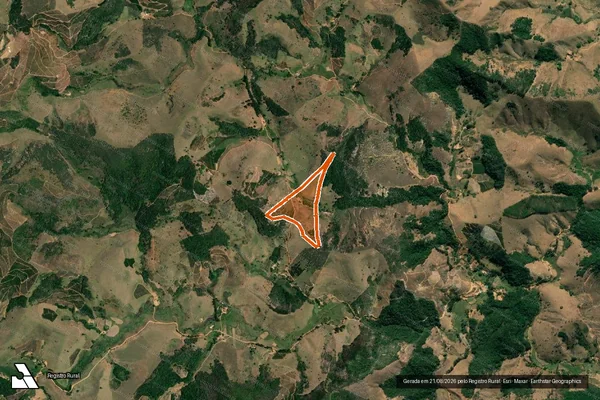 Imagem de satélite de SANTO APOLINARIO em SIMONÉSIA - MG