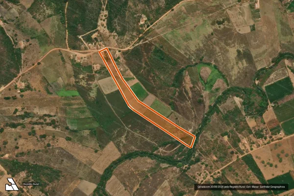 Imagem de satélite de FAZENDA TRAÇADAL em RIO PARDO DE MINAS - MG