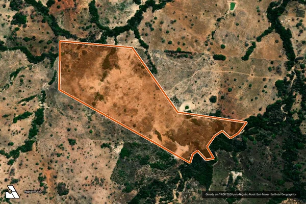 Imagem de satélite de Faz Sto Antonio dos Poçoes ou Po em FAINA - GO