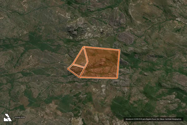 Imagem de satélite de FAZENDA CONTAGEM, PARTE 1 em OLHOS-D'ÁGUA - MG