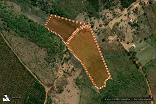 Imagem de satélite de FAZENDA LAPA FURNAS - GLEBA A e B em RIO PARDO DE MINAS - MG