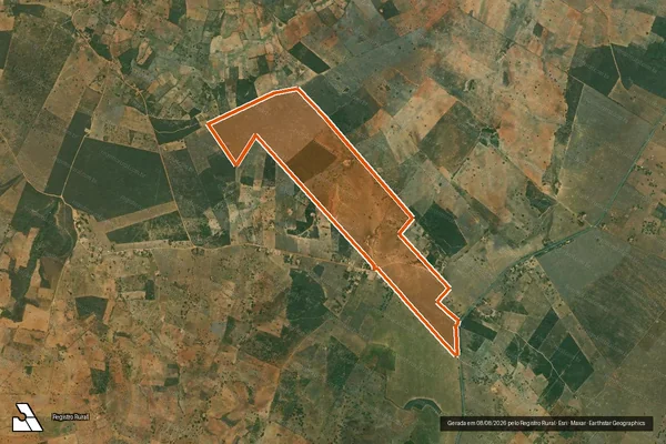 Imagem de satélite de FAZENDA NOVA em JEREMOABO - BA