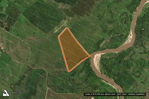 Imagem de satélite de FAZENDA AGUA VIVA em VITORINO FREIRE - MA
