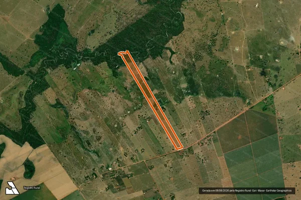 Imagem de satélite de LOTE 18 em MIRASSOL D'OESTE - MT