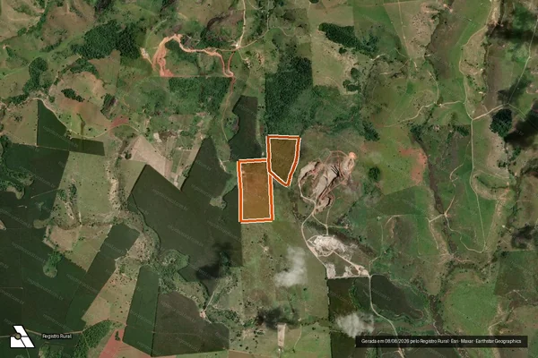 Imagem de satélite de FAZENDA SOCIEDADE em TEIXEIRA DE FREITAS - BA