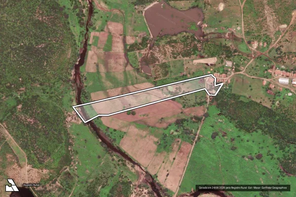 Imagem de satélite de FAZENDA TRES IRMAOS em ANGICOS - RN