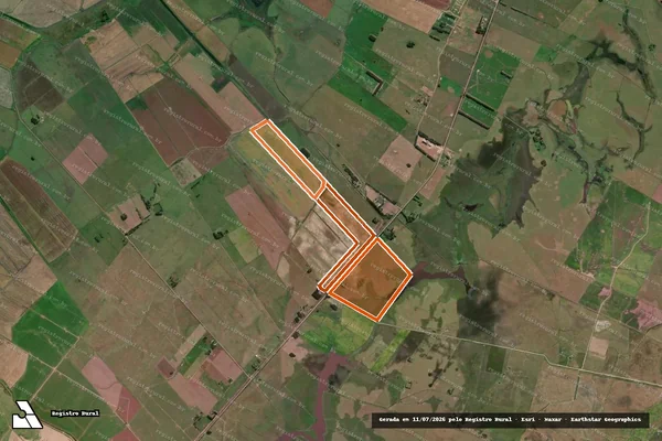 Imagem de satélite de CM - FAZENDA SILVINA em SANTA VITÓRIA DO PALMAR - RS