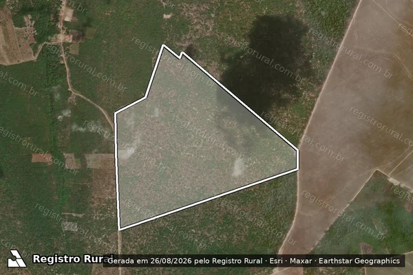 Imagem de satélite de FAZENDA BELA VISTA em SANTA QUITÉRIA DO MARANHÃO - MA
