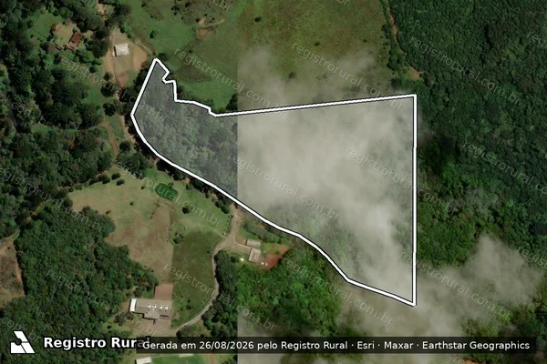 Imagem de satélite de IMOVEL COVO em GUARAPUAVA - PR