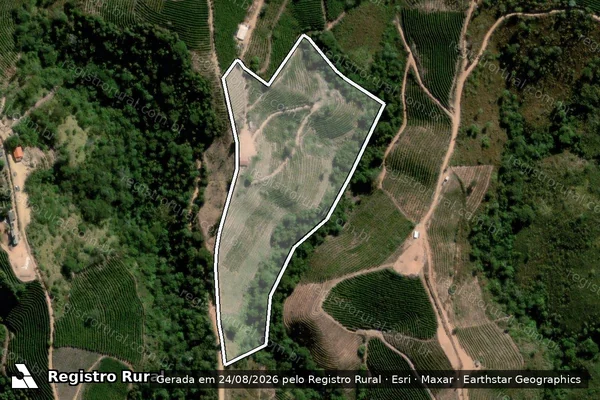 Imagem de satélite de FAZENDA ÁGUAS CLARAS em SANTA ROSA DA SERRA - MG
