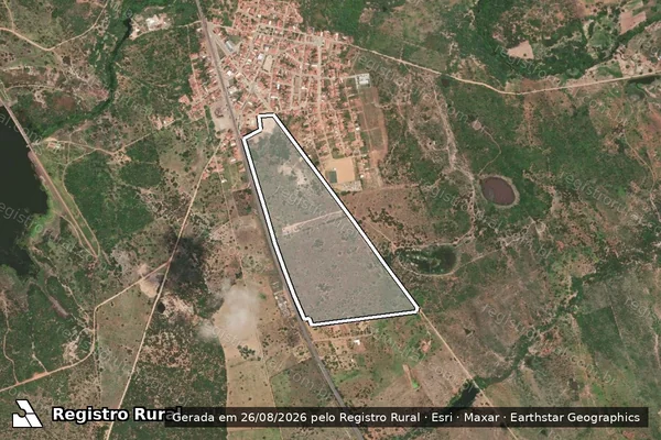 Imagem de satélite de BOA VISTA em CAPIM GROSSO - BA