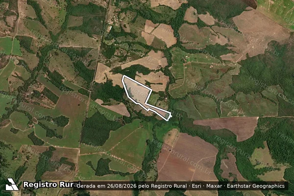 Imagem de satélite de FAZENDA QUILOMBO em SILVÂNIA - GO