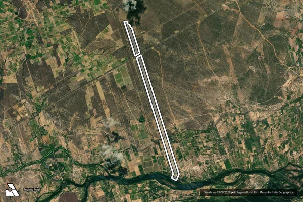 Imagem de satélite de Fazenda Aracapá Viturino em OROCÓ - PE