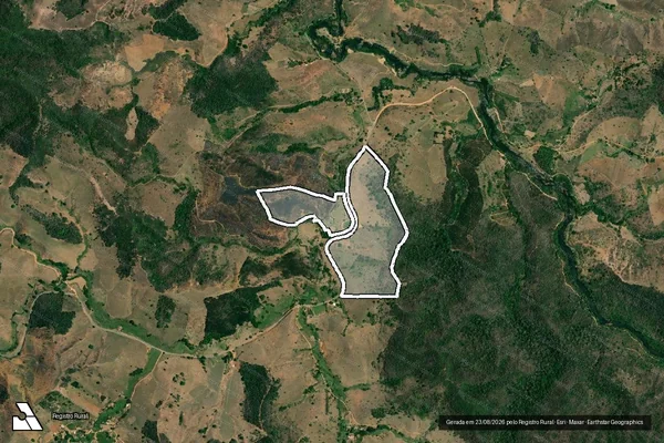 Imagem de satélite de BARRA DO SÃO VICENTE em CARATINGA - MG