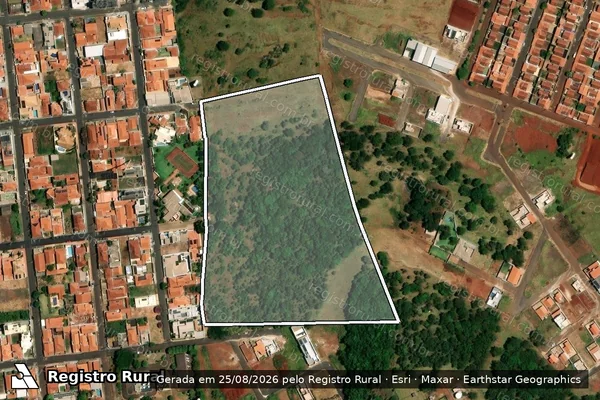Imagem de satélite de FAZENDA BOA VISTA em SACRAMENTO - MG