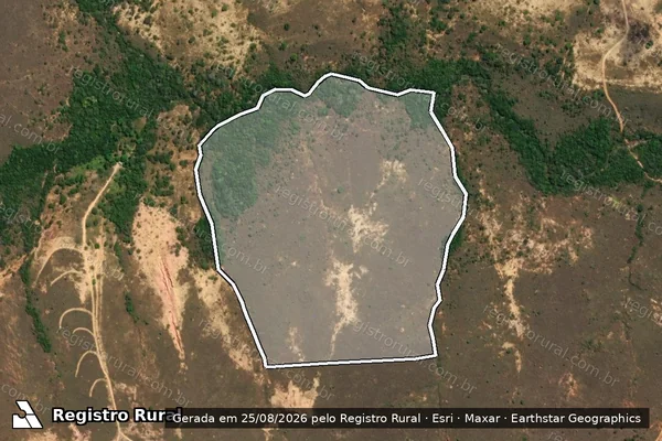 Imagem de satélite de FAZENDA BRUXELAS em SÃO GONÇALO DO ABAETÉ - MG