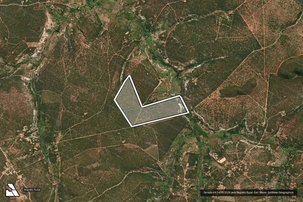 Imagem de satélite de FAZENDA ROCADINHO em LONTRA - MG
