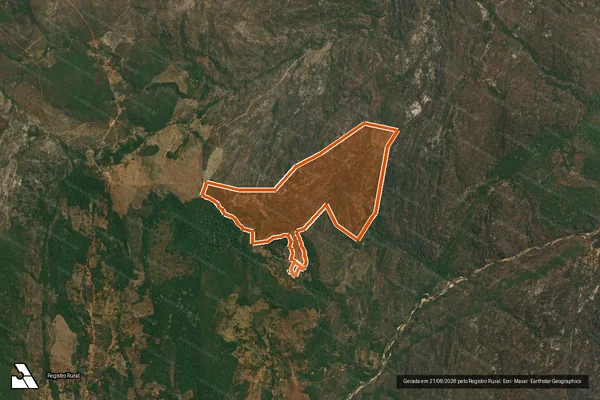 Imagem de satélite de BURITI - GLEBA "A, B e C" em DIAMANTINA - MG