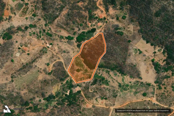 Imagem de satélite de FAZENDA SANTANA em JENIPAPO DE MINAS - MG