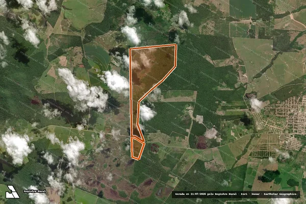 Imagem de satélite de FAZENDA ESPERANÇA - PARTE 1 em MUCAJAÍ - RR