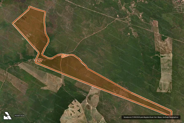 Imagem de satélite de FAZENDA SUSSUARANA em CAXIAS - MA