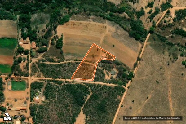 Imagem de satélite de SÍTIO OURO VERDE em JEQUITIBÁ - MG