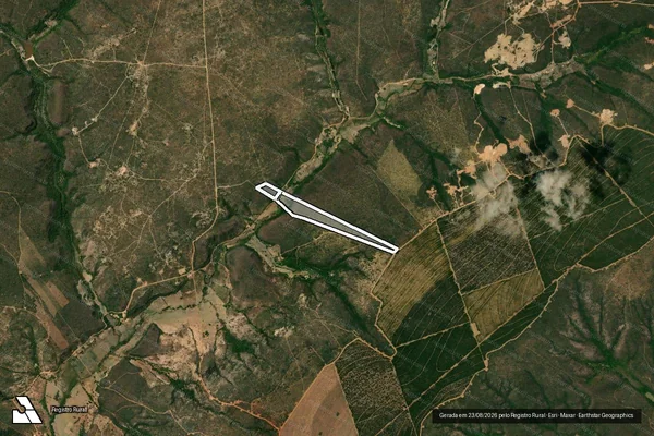 Imagem de satélite de FAZENDA FURNAS/ SITIO NOVO em VARGEM GRANDE DO RIO PARDO - MG