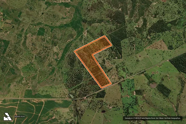 Imagem de satélite de FAZENDA JR em JARDIM - MS