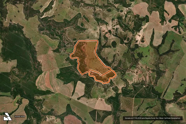 Imagem de satélite de FAZENDA CANA VERDE em CAIAPÔNIA - GO