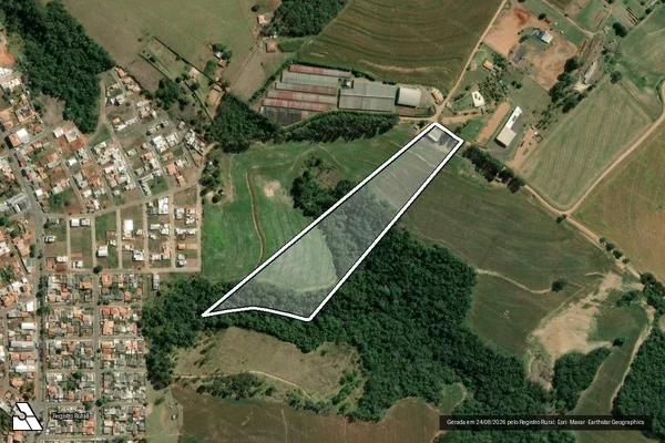 Imagem de satélite de SITIO TERRA RICA em WENCESLAU BRAZ - PR