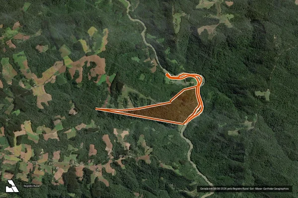 Imagem de satélite de SITIO ITAJAI em SANTA TEREZINHA - SC