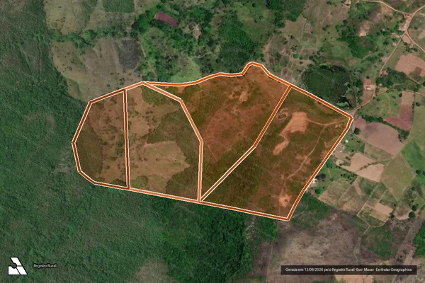 Imagem de satélite de FAZENDA CANCÃO GLEBA 2 em ITABAIANA - SE