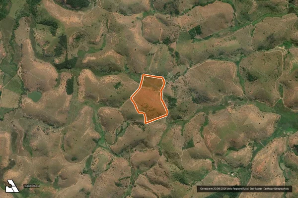 Imagem de satélite de Corrego do Taquaraçu em SÃO JOÃO DO ORIENTE - MG