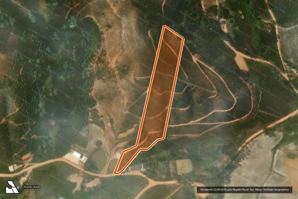 Imagem de satélite de SAO TIAGO em DIVINO DE SÃO LOURENÇO - ES