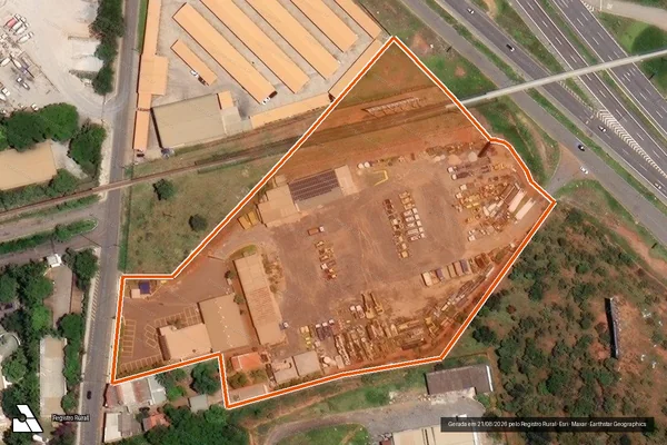 Imagem de satélite de Fazenda Cafundo Terreno Rural n 2 em LAGOA SANTA - MG