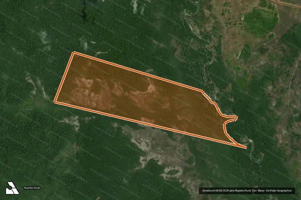 Imagem de satélite de FAZENDA GRAVATA II em CARACARAÍ - RR