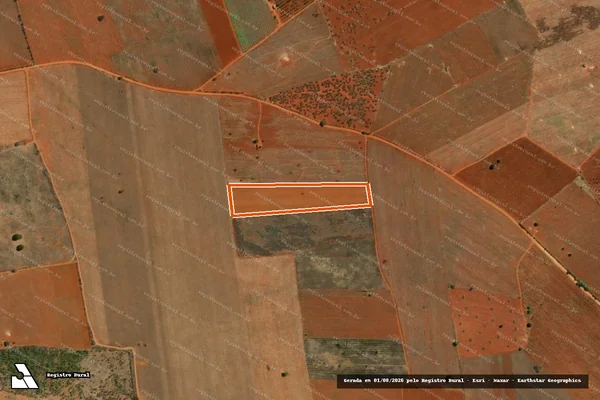 Imagem de satélite de FAZENDA ALVES em UIBAÍ - BA