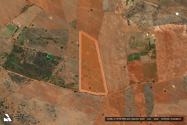Imagem de satélite de FAZENDA ESTRELA em UIBAÍ - BA