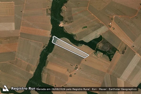 Imagem de satélite de LOTE Nº 48 em VERA - MT