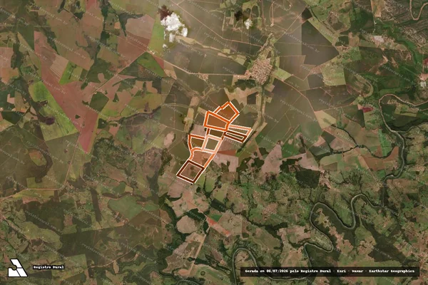 Imagem de satélite de FAZENDA GRAMADOS em RIBEIRÃOZINHO - MT