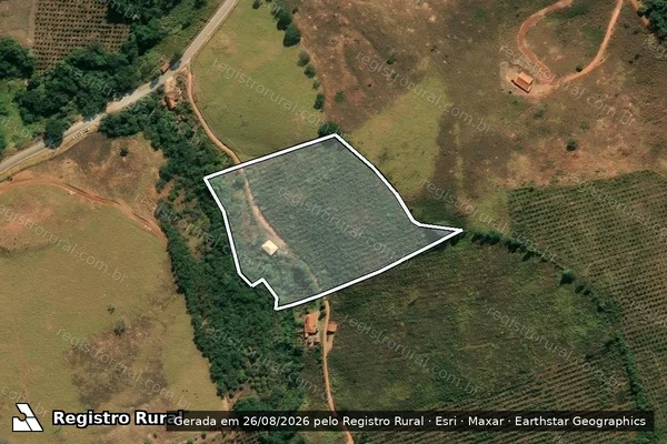 Imagem de satélite de SITIO GIRASSOL em BELO VALE - MG