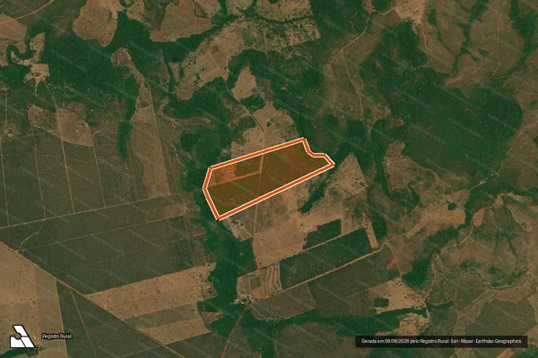 Imagem de satélite de SITIO BOCAIUVAL em CHAPADA DOS GUIMARÃES - MT