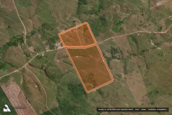 Imagem de satélite de FAZENDA MONTE ALEGRE Lts 21 - 32 em GOIANÉSIA DO PARÁ - PA